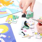 Banana Panda, On-the-Go Puzzle Ponei, set de puzzle-uri, pentru varsta de 3+, 45 piese