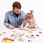 Banana Panda, Progressive Puzzle Vehicule de constructie, set de puzzle-uri, pentru varsta de 2+, 33 piese
