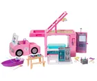 Barbie, Camper 3in1 + papusa gratuita, set promotional