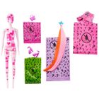 Barbie, Color Reveal, Denim Total, papusa surpriza si accesorii, 1 buc.