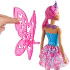 Barbie, Dreamtopia, papusa zana cu parul roz