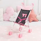 Bayer Design, Buggy, carucior sport pentru papusi, negru-roz