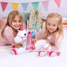 Bayer Design, unicorn de plus, jucarie interactiva, 40 cm
