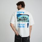 Bermude din denim cu croiala baggy unisex NOWEAR