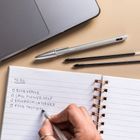 Bic, Cristal Re'new Metal, rezerva pix, negru, 3 buc.