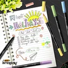 Bic, Intensity Dual Tip Pastel, marker dublu, 6 buc.