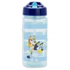 Bluey, sticla de apa cu pai Square, 510 ml