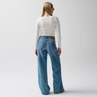 Bluza ecru reiata cu dantela NOWEAR