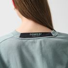 Bluza verde menta cu croiala cropp NOWEAR