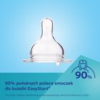 Canpol babies, EasyStart, Newborn baby, biberon cu gatul larg, 120 ml, bej, 0m+