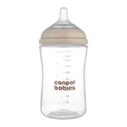 Canpol babies, Natural Shape, biberon cu tetina doua zone, 260 ml