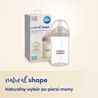 Canpol babies, Natural Shape, biberon cu tetina doua zone, 330 ml