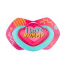 Canpol babies, Neon Love, suzeta din silicon, simetrica, 6-18m, 2 buc., roz
