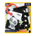 Chicco, Baby Sense & Focus, carduri senzoriale contrastante, alb-negru