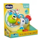Chicco, Baby Senses, Vaterpillar pentru scaun inalt, jucarie senzoriala