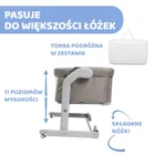 Chicco, Co-Sleeping Next2me, Magic Evo, patut atasabil, Desert Taupe