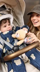 Chicco, My Sweet Dou Dou, Warm Cuddle Teddy Bear, jucarie de plus, perna termica