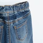 Cool Club, Blugi pentru fete, tip mom fit, denim, imprimeu iepurasi