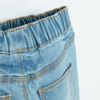 Cool Club, Blugi pentru fete, tip mom fit, denim, imprimeu pisici