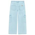 Cool Club, Blugi reglabili pentru fete, wide leg, albastru