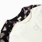 Cool Club, Bluza cu maneca lunga pentru fete, din tricot striat, mix, set, 2 buc.