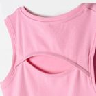 Cool Club, Bluza fara maneci pentru fete, roz, cu funda
