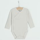 Cool Club, Body cu maneca lunga pentru baieti, gri, verde, set, 2 buc.