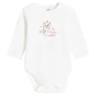 Cool Club, Body cu maneca lunga pentru fete, mix, imprimeu Disney, set, 3 buc.