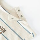 Cool Club, Body cu maneca scurta pentru baieti, bej