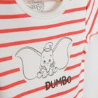 Cool Club, Body cu maneca scurta pentru baieti, mix, imprimeu Dumbo, set, 3 buc.