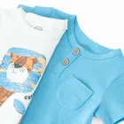 Cool Club, Body cu maneca scurta pentru baieti, mix, set, 2 buc.