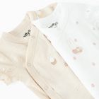 Cool Club, Body cu maneca scurta pentru fete, mix, set, 2 buc., imprimeu Miffy