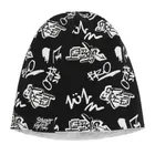 Cool Club, Caciula pentru baieti, cu doua fete, negru-gri