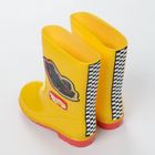 Cool Club, Cizme de cauciuc pentru baieti, galben, imprimeu Hot Wheels