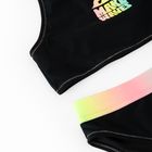 Cool Club, Costum de baie din doua piese pentru fete, negru