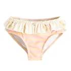 Cool Club, Costum de baie din doua piese pentru fete, UV 50, galben