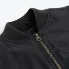 Cool Club, Geaca bomber neagra pentru baieti, imprimeu Focus on your goals