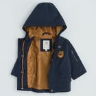 Cool Club, Geaca cu gluga pentru baieti, 3in1, bluemarin-maro