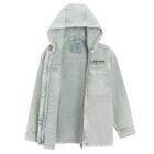 Cool Club, Geaca de blugi cu gluga pentru baieti, gri