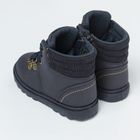 Cool Club, Ghete pentru baieti, bleumarin, imprimeu ursuleti, brant din piele