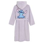 Cool Club, Halat de baie cu gluga pentru fete, violet, imprimeu Lilo si Stitch