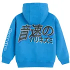 Cool Club, Hanorac cu gluga pentru baieti, cu fermoar, albastru, imprimeu Sonic the Hedgehog