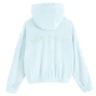 Cool Club, Hanorac cu gluga pentru fete, cu fermoar, velur, albastru