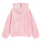 Cool Club, Hanorac cu gluga pentru fete, cu fermoar, velur, roz, imprimeu Paw Patrol