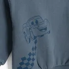 Cool Club, Hanorac pentru baieti, cu capse, albastru, imprimeu Cars