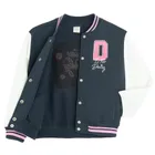 Cool Club, Hanorac pentru fete, cu capse, calduros, bleumarin