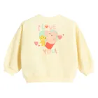 Cool Club, Hanorac pentru fete, cu fermoar, galben, imprimeu Peppa Pig