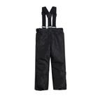 Cool Club, Pantaloni de schi pentru baieti, gri inchis, cu bretele