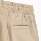 Cool Club, Pantaloni din material textil pentru baieti, jogger, bej