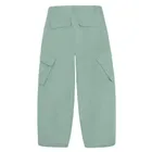 Cool Club, Pantaloni din material textil pentru fete, baloon cargo, verde